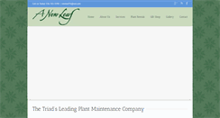 Desktop Screenshot of anewleafplants.com